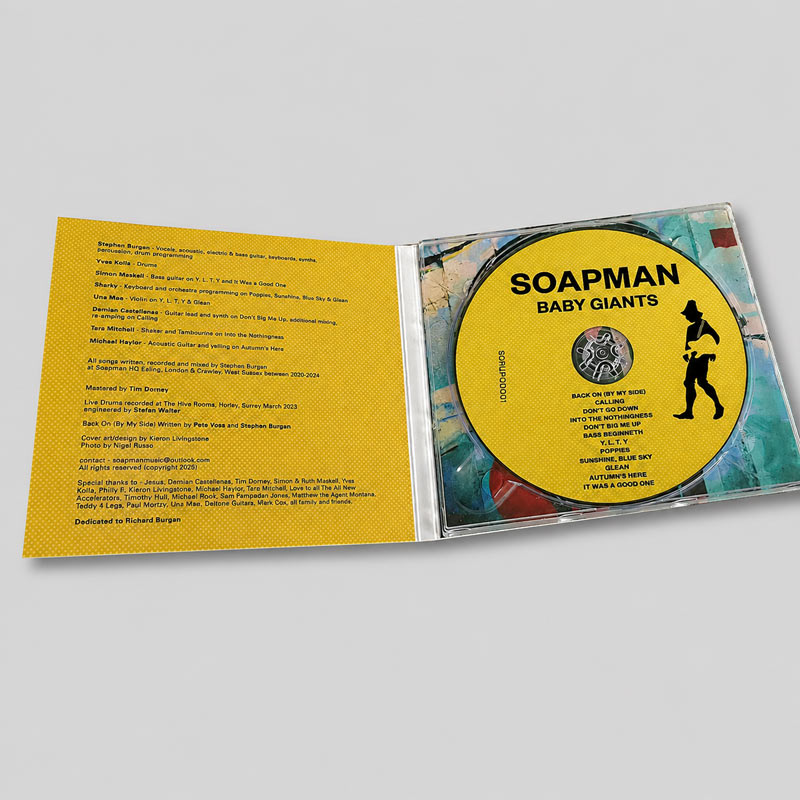 4 Panel Digipak with Printed CDs - Disc in a 4-Panel Digipak